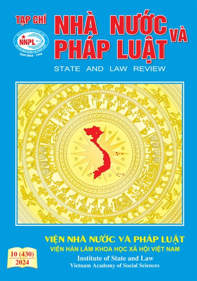 Mục lục Tạp chí Nhà nước và Pháp luật số 10 (430) năm 2024